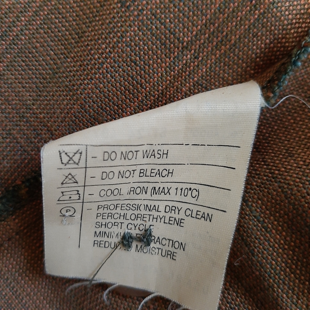 Giorgio Armani Flax Linen Viscose Made in Italy Blazer Size 12 - Picture 7 of 12
